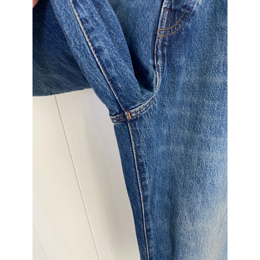 NWT Gap 90s Loose Fit Jeans Mens 36x32 Dark Wash 100% Cotton Button Fly - Picture 10 of 11